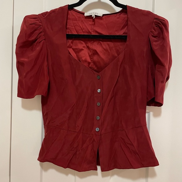 Frame Denim Tops - FRAME silk blouse